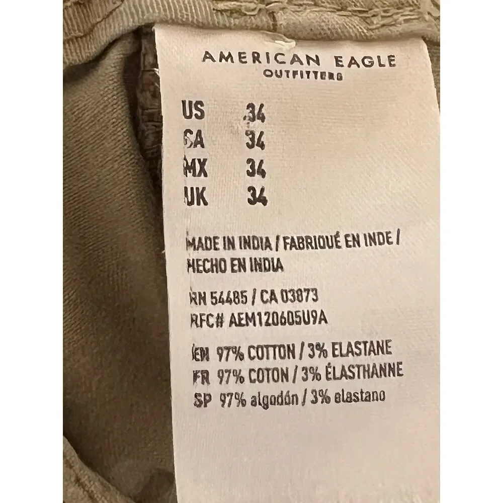 AE Khaki Tan Shorts 34